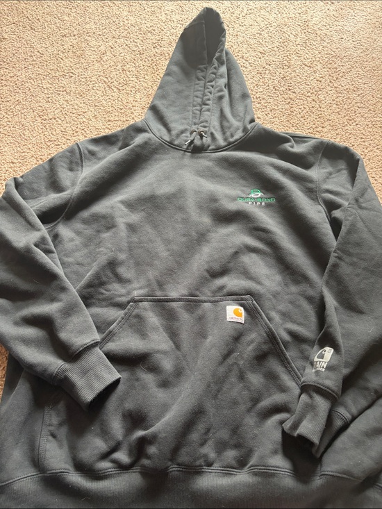 Carhartt Other - B66 Carhartt Rain Defender Men’s XL Hoodie w Business Logo, VGUC